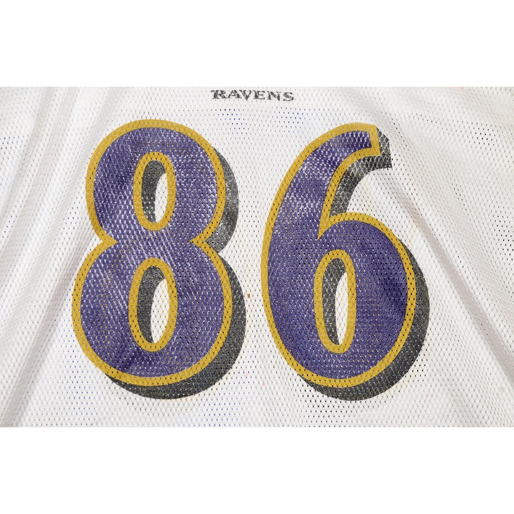 Baltimore Ravens Jersey Mens 2XL White NFL‎ Football Todd Heap Reebok Authentic - Picture 4 of 14